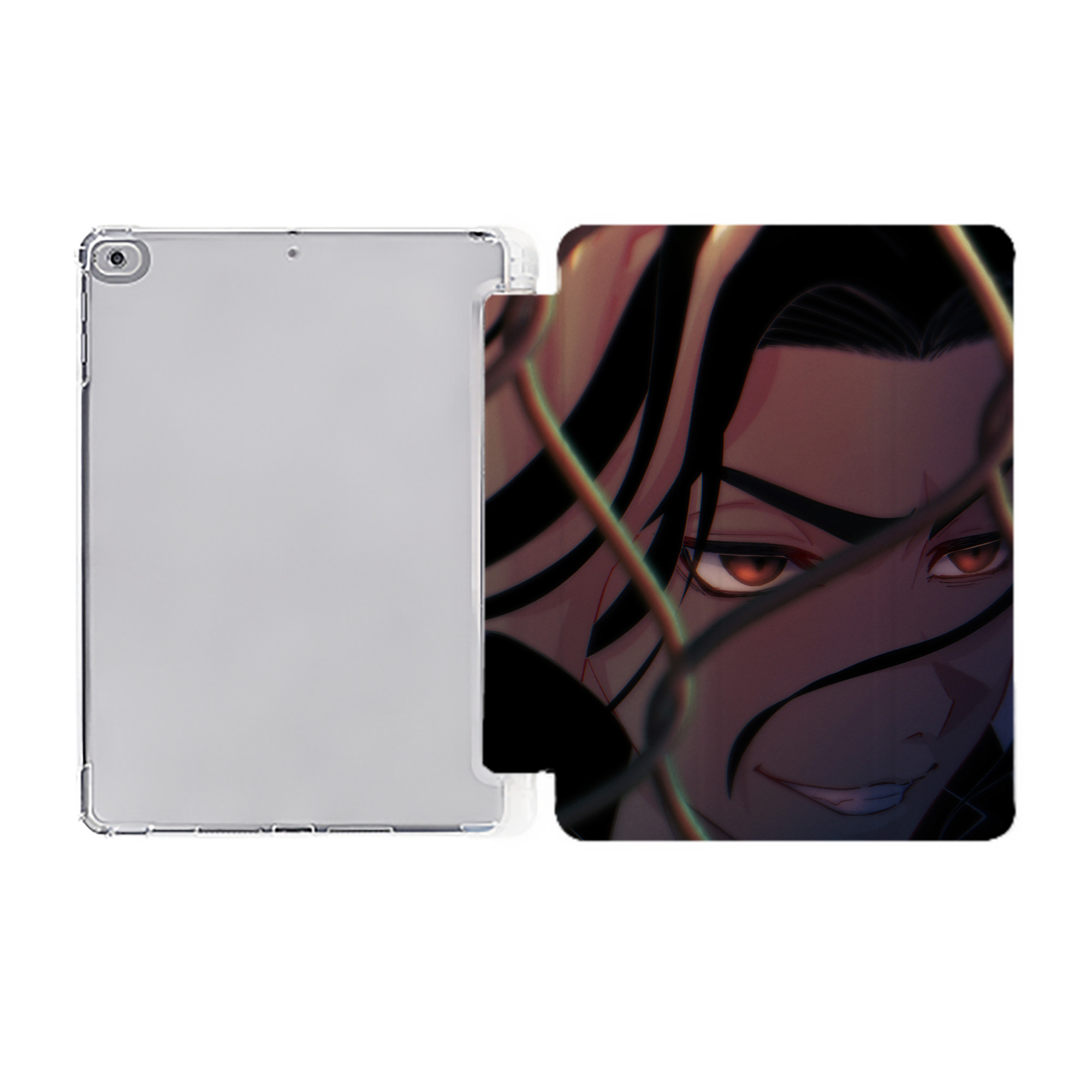 （画像用） 東京リベンジャーズ Tokyo Revengers IPad ケース ペン収納付き 三つ折りスタンド PUレザー×シリコン 対応機種9.5/10.5/10.9インチ